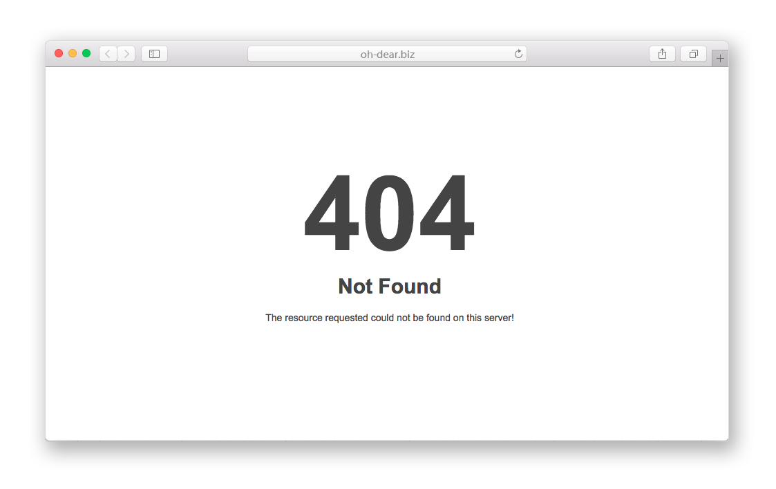 Ошибка 404 страница не найдена
