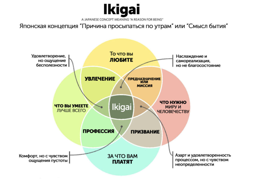 Икигай – осознание своего смысла жизни