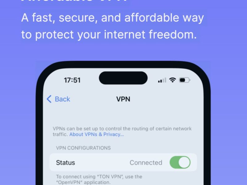 Новый безопасный VPN, на базе технологий TON, Telegram и команды Павла Дурова